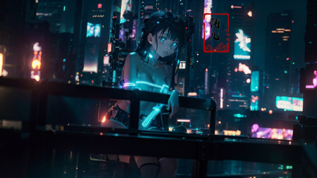 606247209521969619-3757434654-blurry, blurry_background, blurry_foreground, depth_of_field, motion_blur,_1girl, cyberpunk, solo, science fiction, city, neon l.jpg